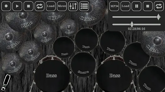 Drum kit metal