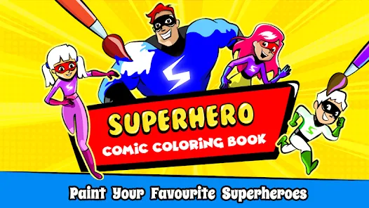 Superhero Coloring Book Games Guide
