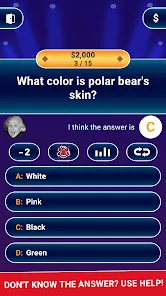 Millionaire Trivia Game Quiz