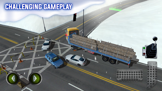 Ice Road Truck Parking Sim