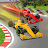 Formula car racing Real car