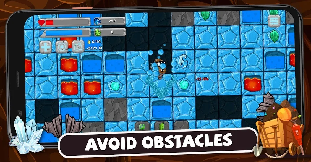 Digging Machine Game Digger Machine: find minerals All Versions | Arcade Game Archives ...