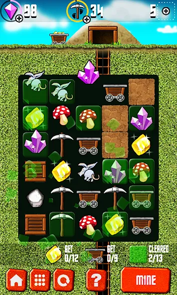 Gold Mine: Match-3 puzzle 2.0 Download - Casual Games | nowf.com