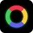 Logic circles. Puzzle game.
