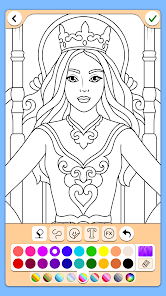 Princess Coloring Game