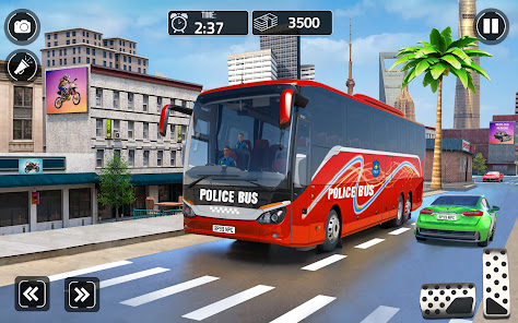 US Police Bus Simulator Game