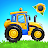 Tractor, car: kids farm games