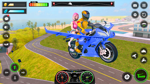 Flying Bike Race Bike Games 3D Game | Free Apk Download on Your Device ...