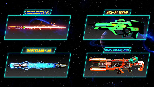 Lightsaber Simulator Gun Games