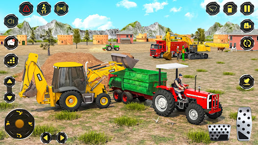 Real JCB Backhoe Loader Game